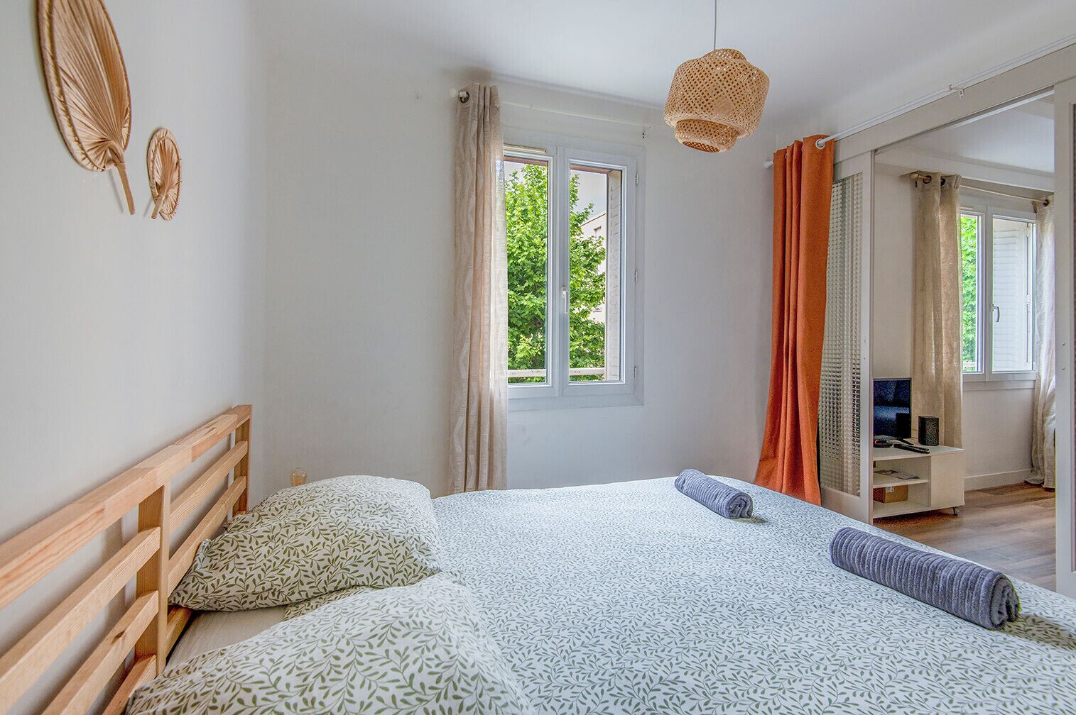 2 chambres, Wi-Fi, literie fournie