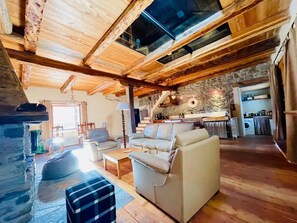 Televisor i llar de foc