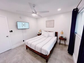 1 多间卧室、熨斗/熨衣板、WiFi、床单