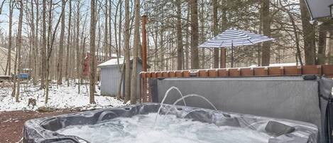 Baignoire à remous extérieure