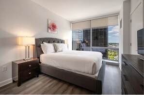 Appartamento Luxury, cucina | 1 camera, biancheria da letto di alta qualità, copriletto in piuma