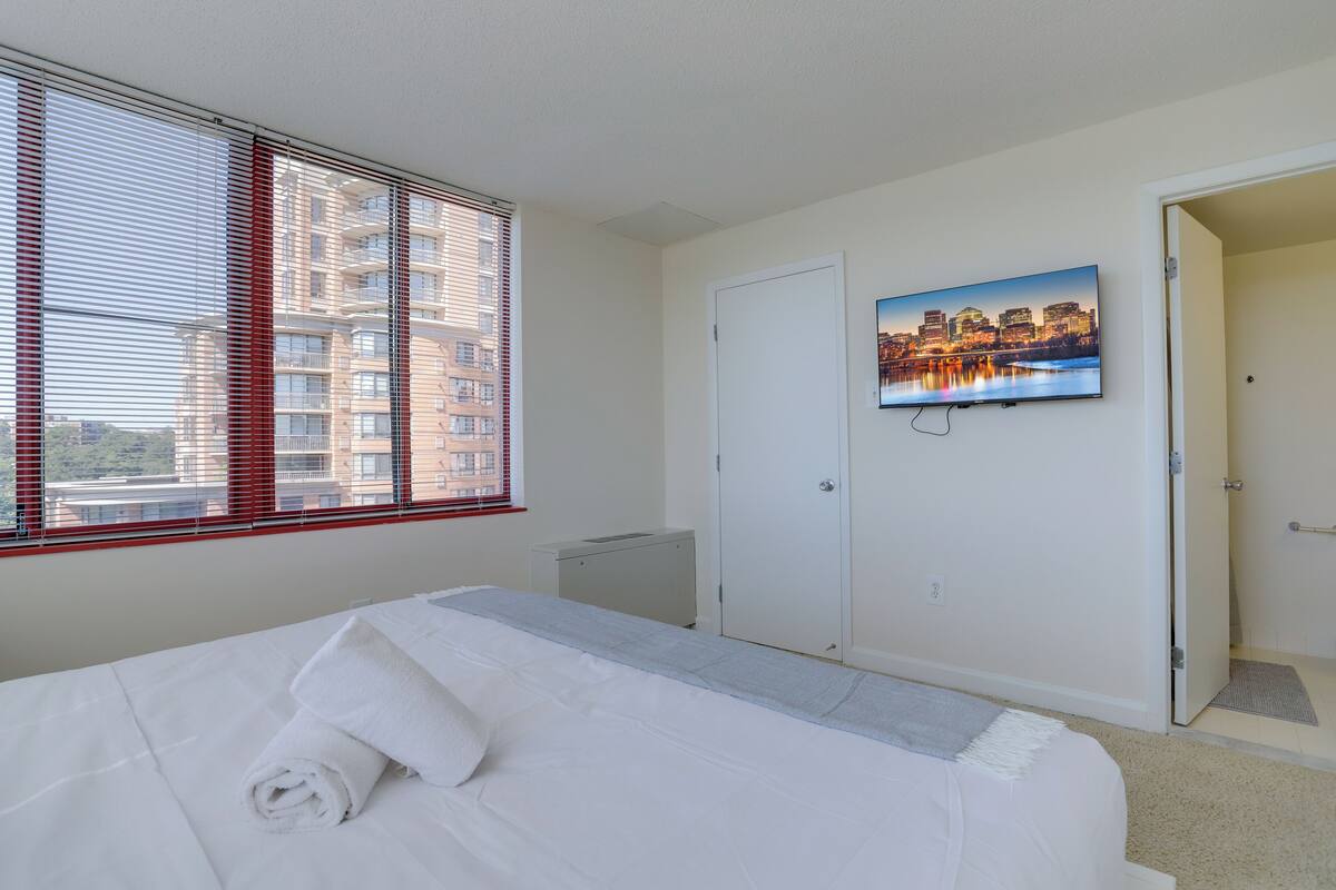 Appartement Confort, 2 chambres, balcon, vue sur le parc | 1 chambre, literie de qualitĂ©, bureau, rideaux dâobscurcissement