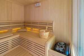 Sauna - Exquisite flat just 100 metres from the beach with sauna, whirlpool, sea view (Dramalj)