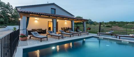 Una piscina climatizada