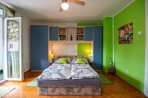 2 Schlafzimmer, Schreibtisch, kostenloses WLAN, Bettwäsche