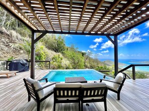 Outdoor pool - Big Views Over the Private Pool from this Simple Modern Getaway (Carolina)