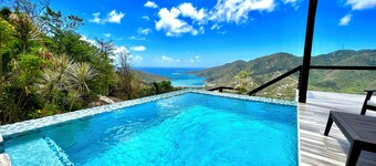 Big Views Over the Private Pool from this Simple Modern Getaway