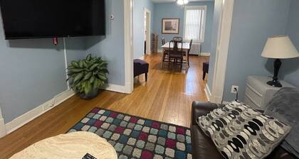 3-bedroom D.C. row house with parking, Metro across the street! WOW