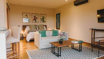 Cabin, Balcony, Mountain View | Premium bedding, in-room safe, individually furnished, desk