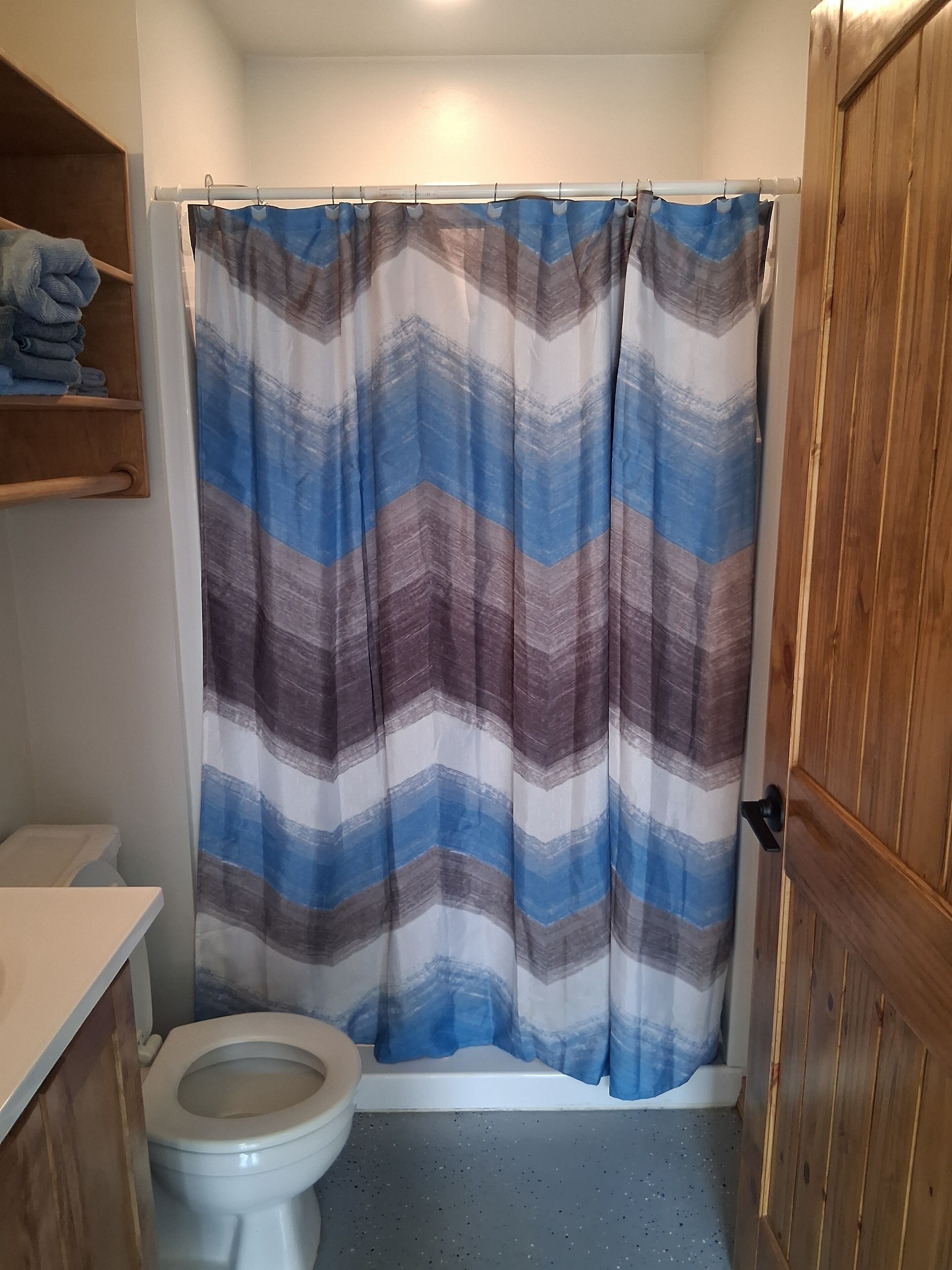 Towels, soap, toilet paper