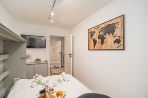 1 Schlafzimmer, Bügeleisen/Bügelbrett, kostenloses WLAN, Bettwäsche