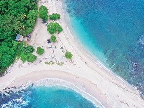 Sun loungers, beach towels