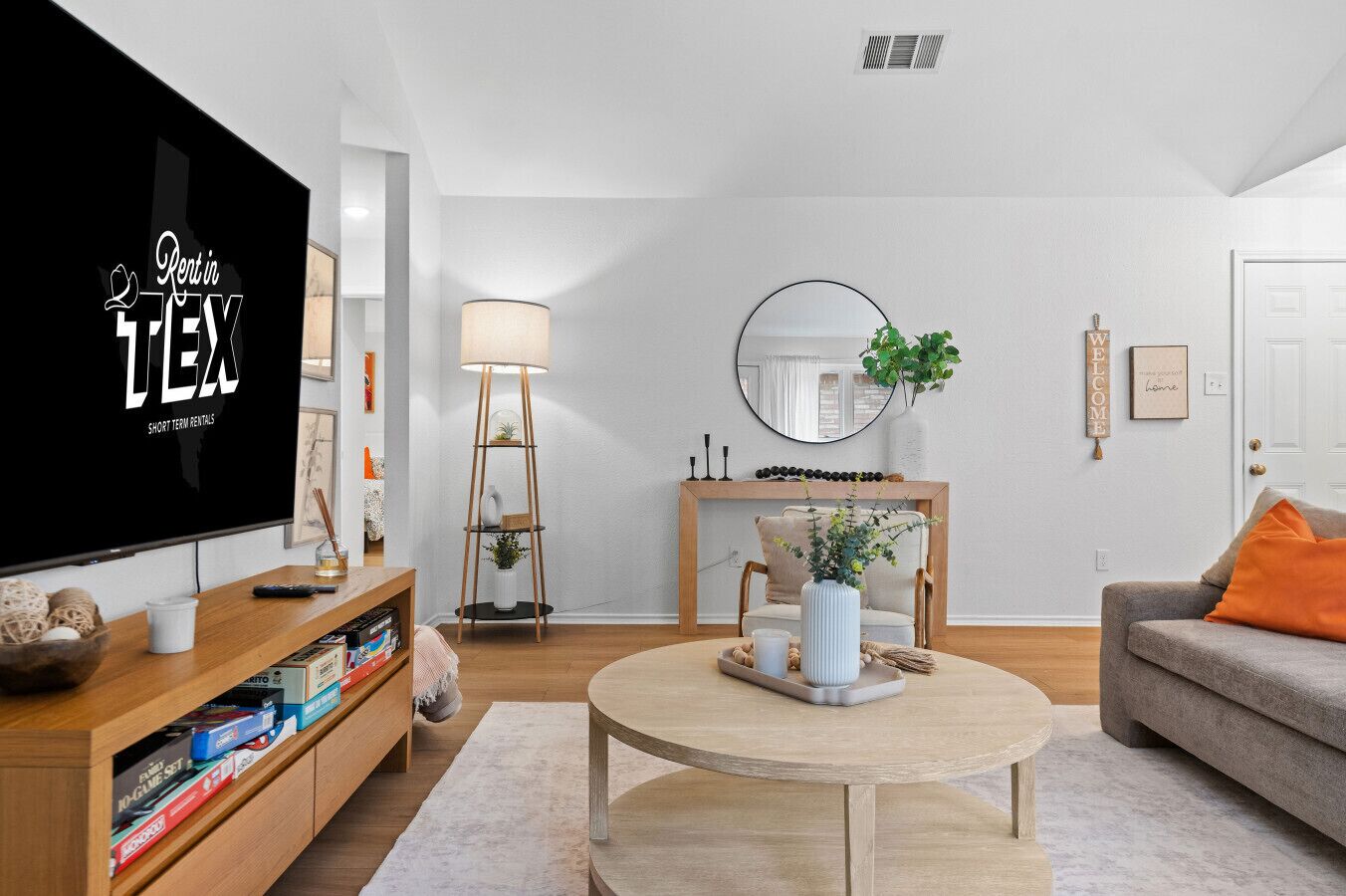 Smart TV, ping pong, books