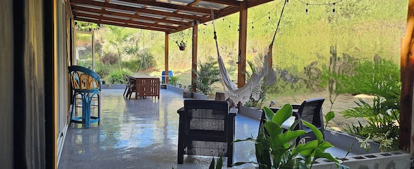 Comfort Bungalow | Terrace/patio - Rincón de Paz (Jarabacoa)