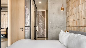 Apartemen Standar, 1 kamar tidur | 1 kamar tidur, seprai premium, brankas, dan tirai kedap cahaya