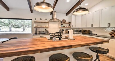 A charming riverfront 3-bedroom house bordering the Clark Fork River.