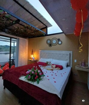 Cabane Premium, vue lac