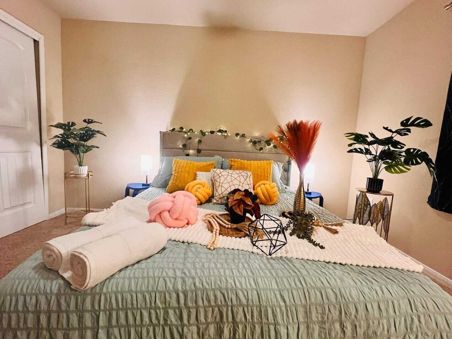 4 多间卧室、办公桌、熨斗/熨衣板、免费 WiFi