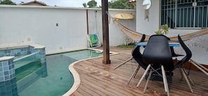 Pool - Charming 2-bedroom beach house with WiFi, AC in gorgeous Rio das Ostras (Mar do Norte Rio das Ostras)