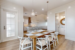 Dining - Gorgeous beach home with incredible ocean views, outdoor spaces & amenities (Port Aransas)