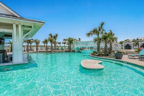 Una piscina riscaldata