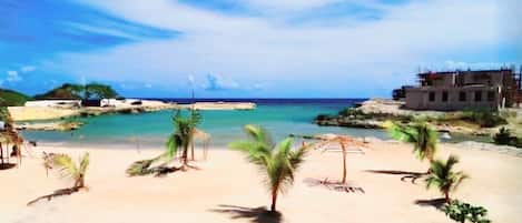 Am Strand, Strandtücher