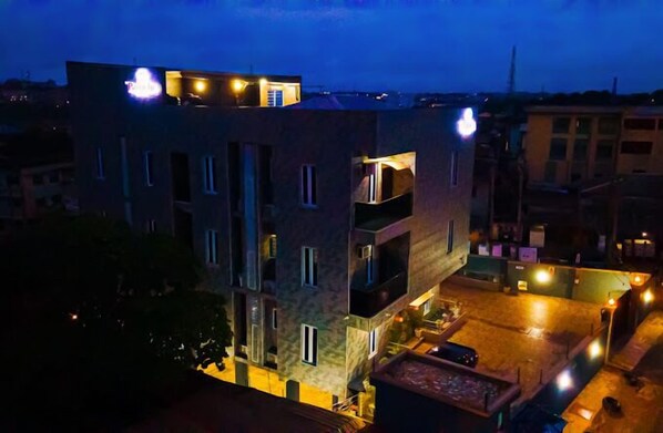 Front of property - evening/night