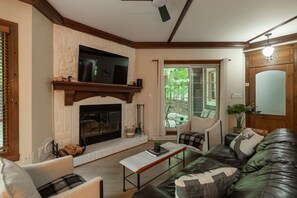 تلفزيون، مدفأة، ستيريو