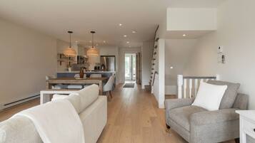 TV, fireplace, stereo