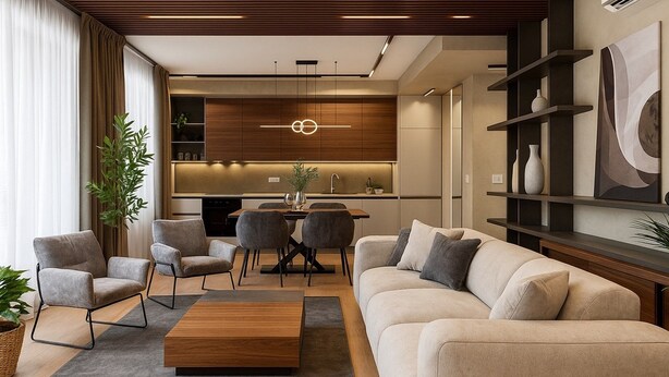 Living area - Waterfront Collection Apartments (Belgrade)