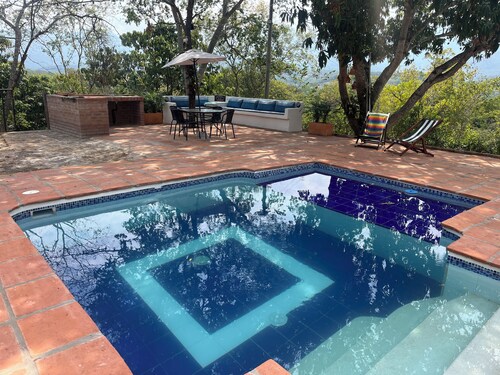 Piedras Gordas, Casa con Piscina Privada y BBQ