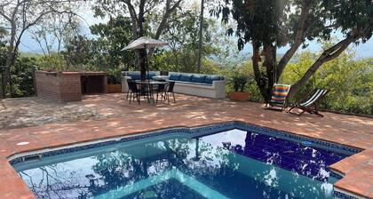 Piedras Gordas, Casa con Piscina Privada y BBQ