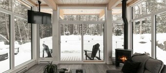 Scenic & Bright | Sauna • Fire • 20 min Tremblant