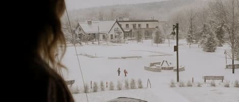 Blick von der Unterkunft