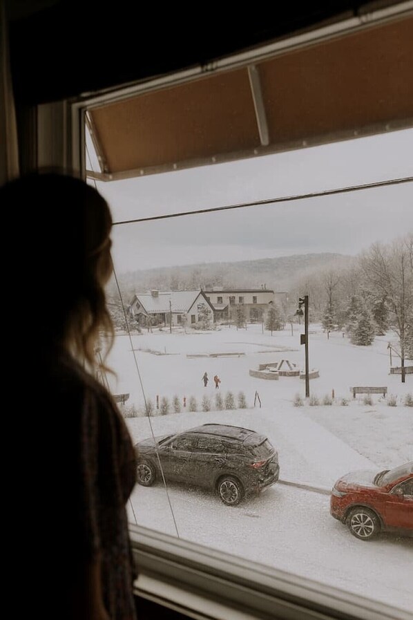 Blick von der Unterkunft