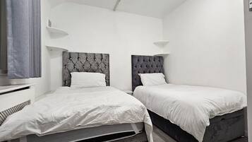 2 bedrooms, iron/ironing board, travel crib, WiFi