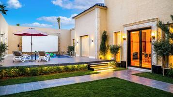 Luxury Villa, Patio, Garden View | Terrace/patio