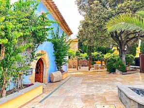 Uitzicht vanuit accommodatie