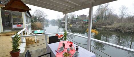 Vue depuis l’hébergement