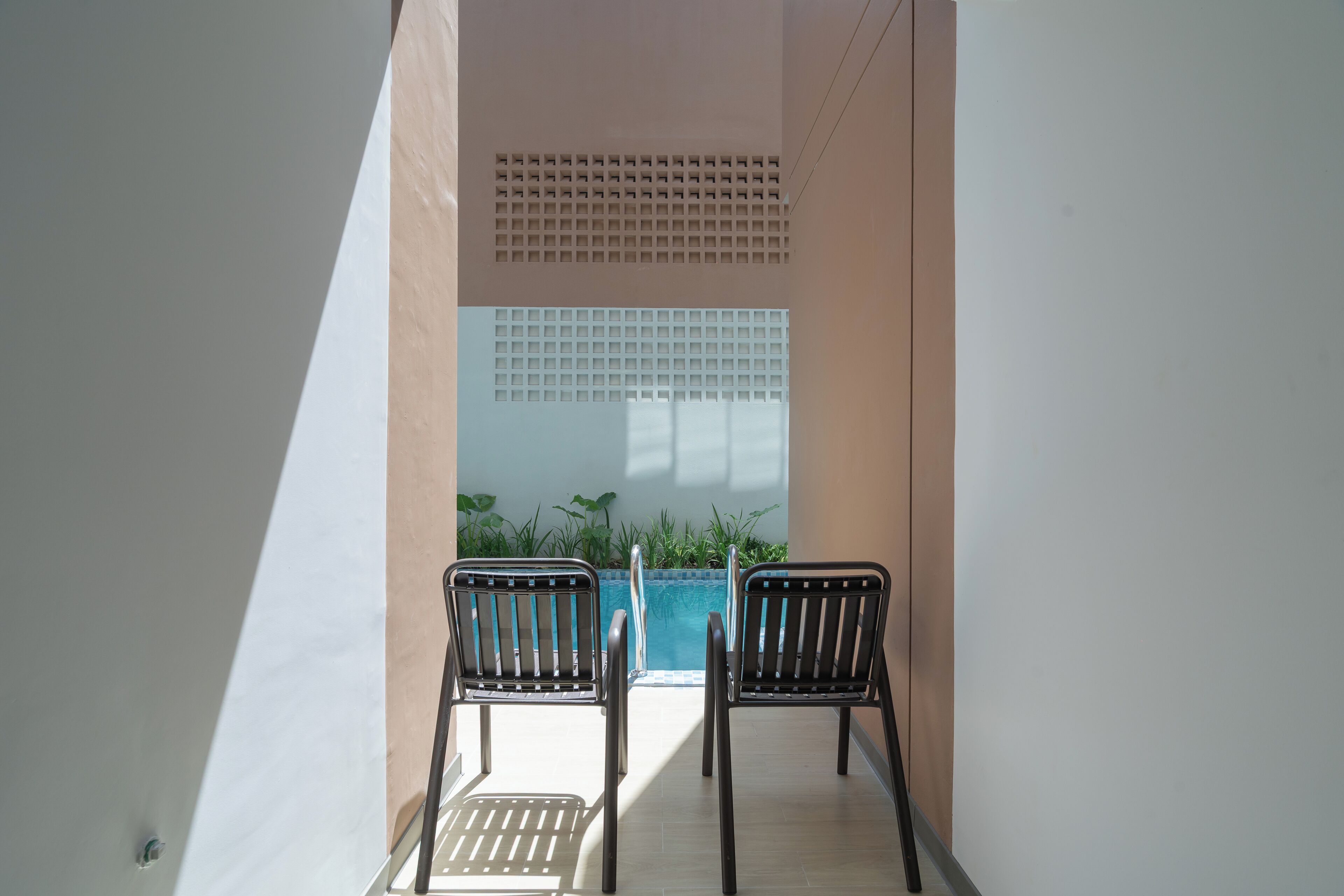 Suite, 1 King Bed with Sofa bed, Pool Access | Balcony view