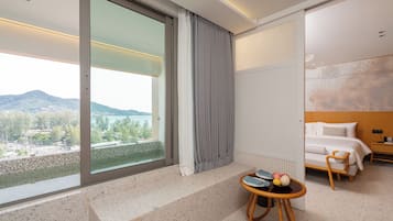 Suite Deluxe, 1 cama de matrimonio grande, vistas al mar | Vistas desde la habitación