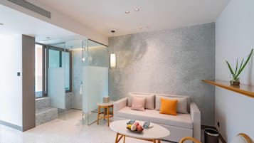 Suite, 1 King Bed with Sofa bed | In-room safe, iron/ironing board, free cots/infant beds, bed sheets