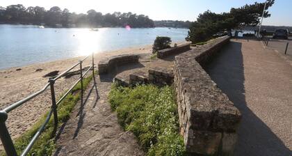 Bénodet, L'Escale, appart. 4 pers vue mer, plage et commerces à pied