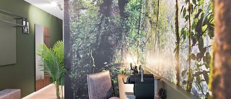 Deluxe Double Room, Private Bathroom, Courtyard View | Premium bedding, in-room safe, desk, laptop workspace