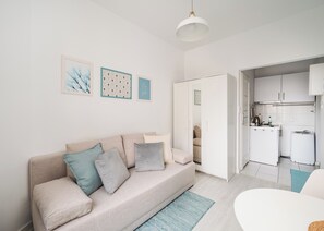 Living area - Tamka Powiśle Blue Studio (Warszawa)