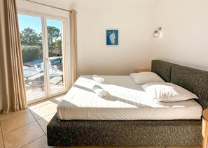 4 bedrooms, iron/ironing board, travel crib, WiFi