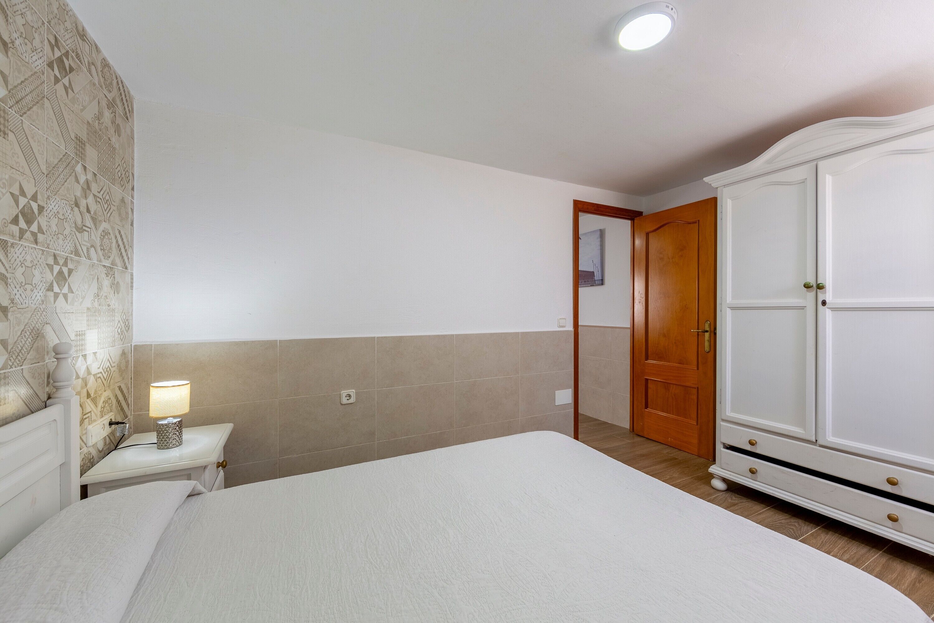 1 bedroom, iron/ironing board, bed sheets