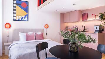 2 bedrooms, iron/ironing board, travel crib, WiFi