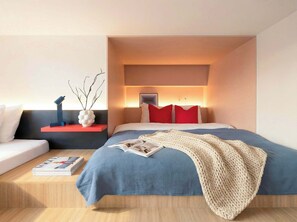 2 bedrooms, iron/ironing board, travel crib, WiFi