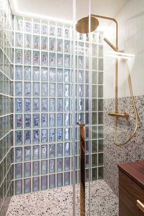 Shower, hair dryer - TurnKey | Wenceslas square Two Level Apartment XI (Praha 1)
